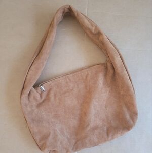 Elegant Tan Suede Women's Bag